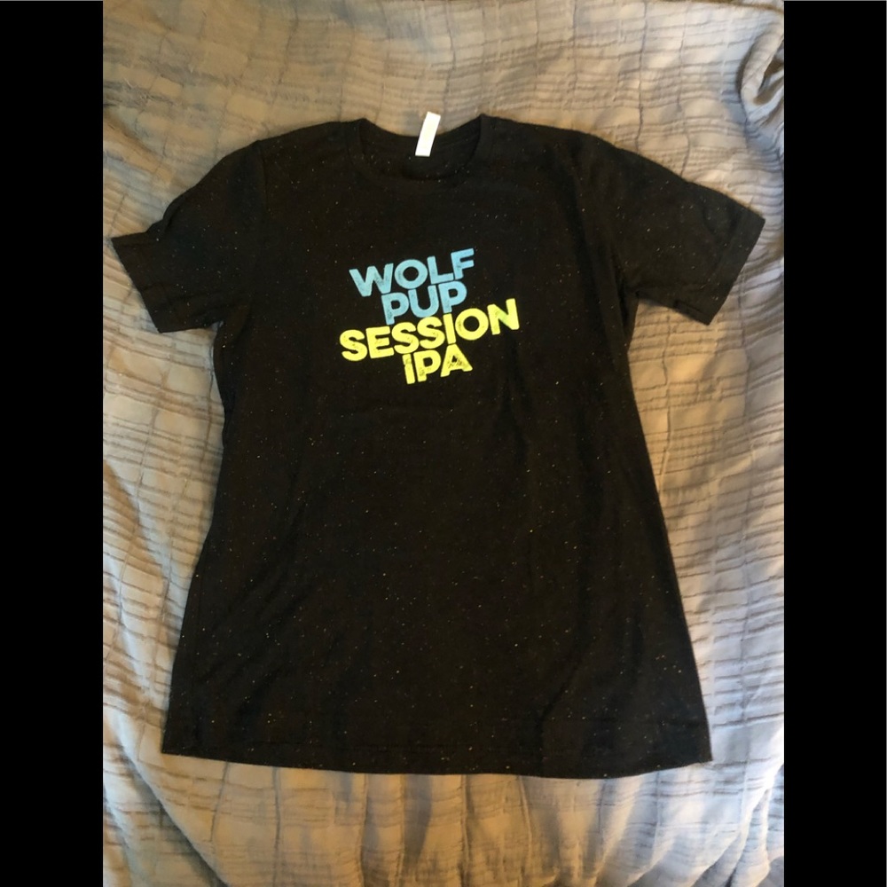 Golden Road Wolf Pup IPA Beer tshirt mens sz Small NEW